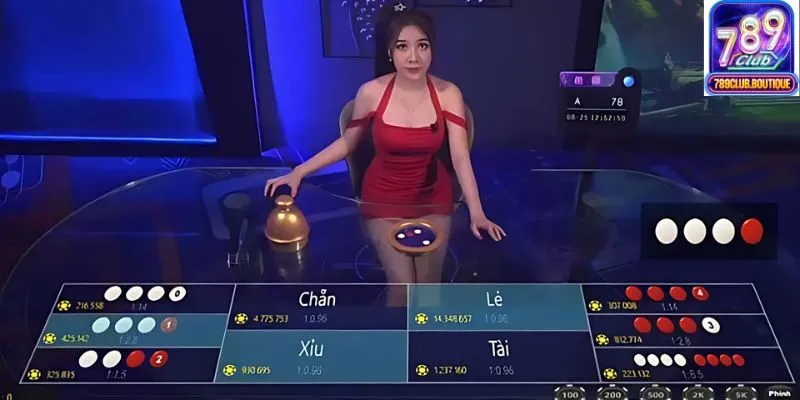 Người chơi quan sát video phát trực tiếp để tham gia theo hiệu lệnh dealer